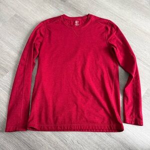 Red Long Sleeve Men's Shirt - Fleece Lined!